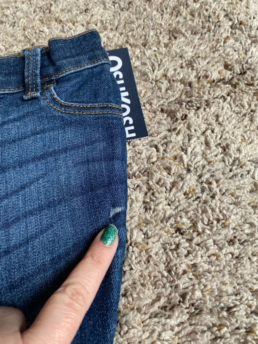 Oshkosh girls 18 months super skinny jeans pants new with tags